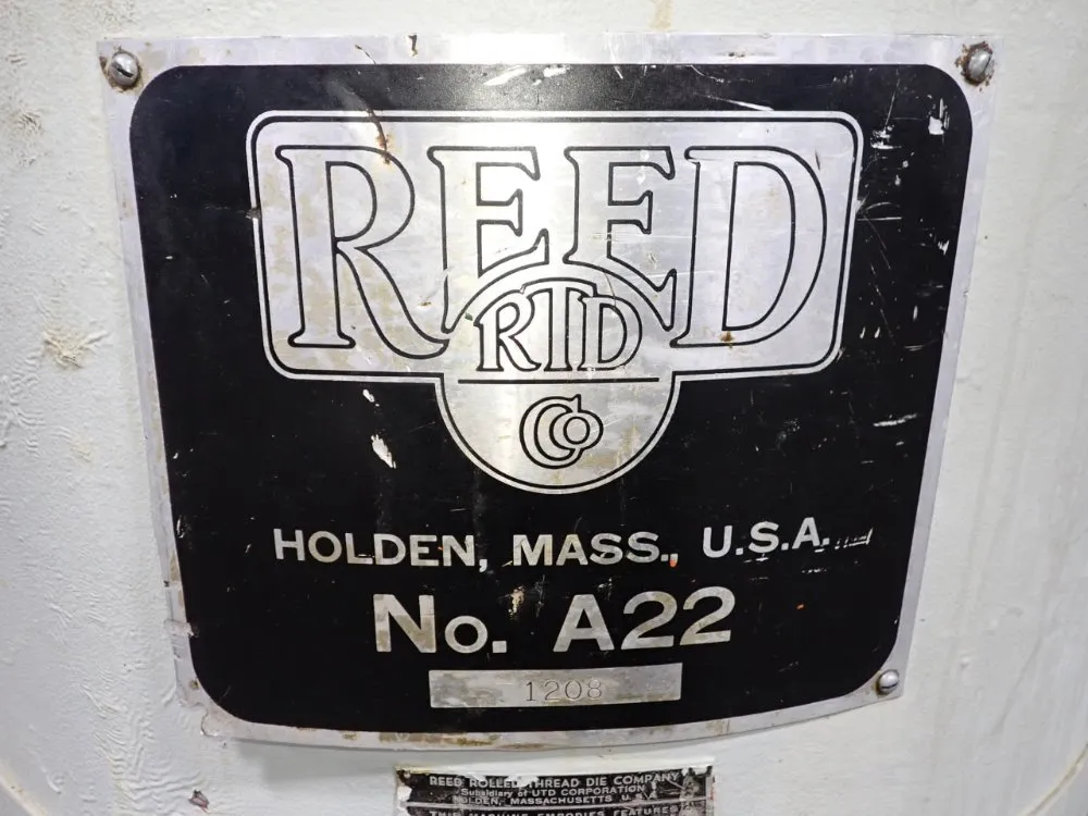 Reed Rtd Thread Roller - No. A22