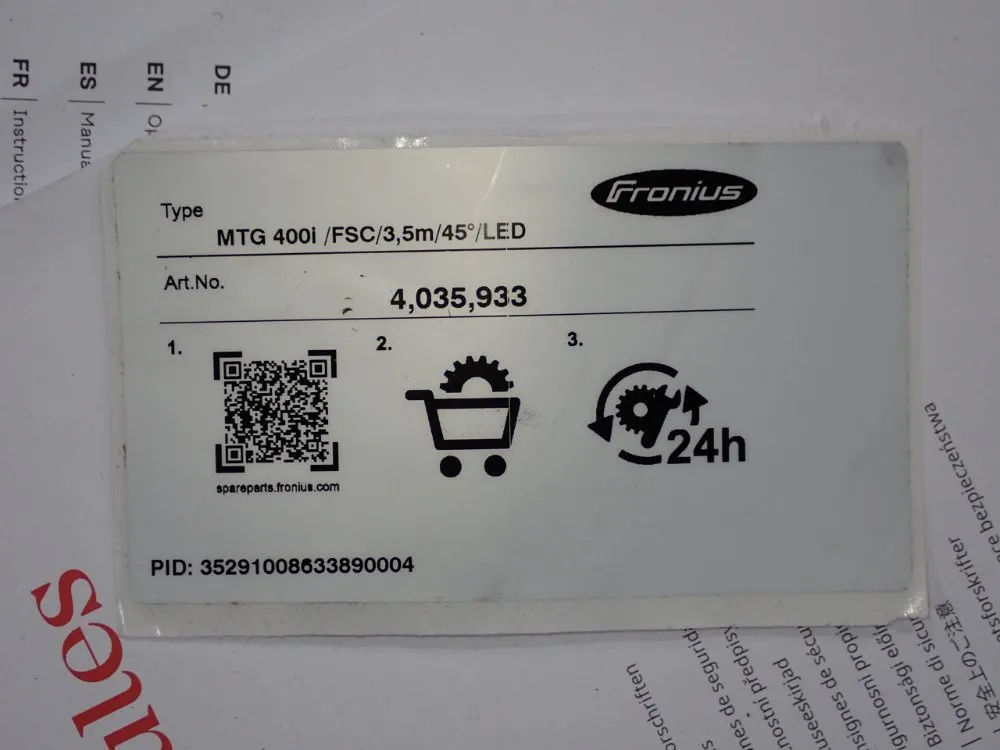 Fronius Welding Torch - Mtg400i