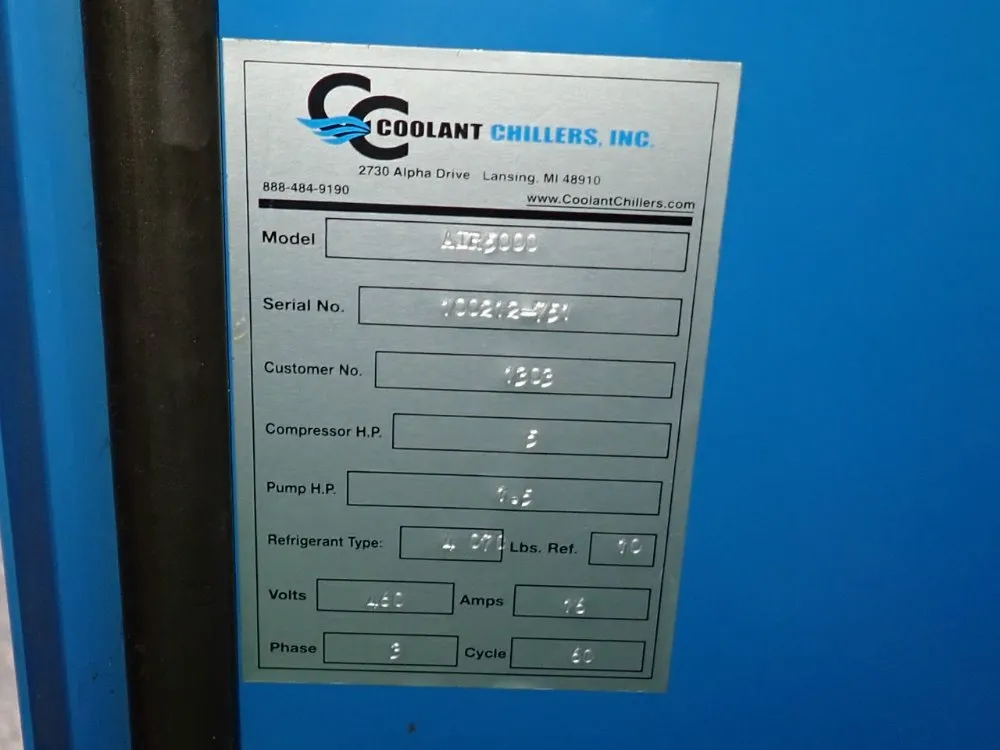 Coolant Chillers Inc Chiller - Air5000