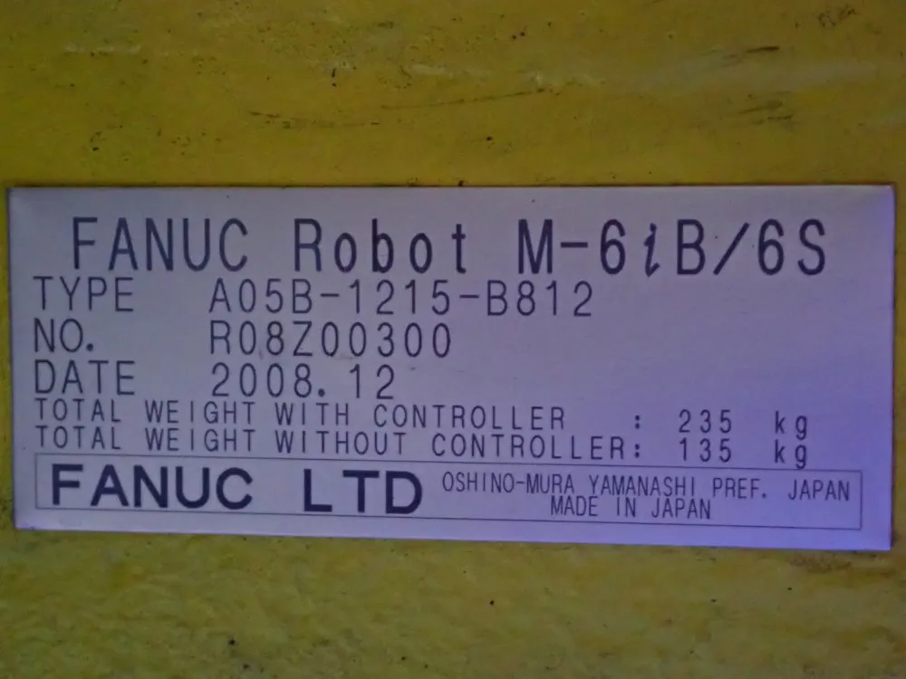 Fanuc Robot - M-6ib/6s