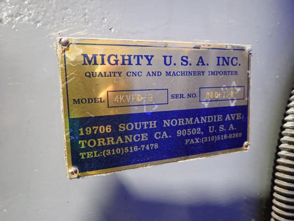 Mighty U.s.a. Inc 54" X 10" Vertical Mill - 4kvhd-b