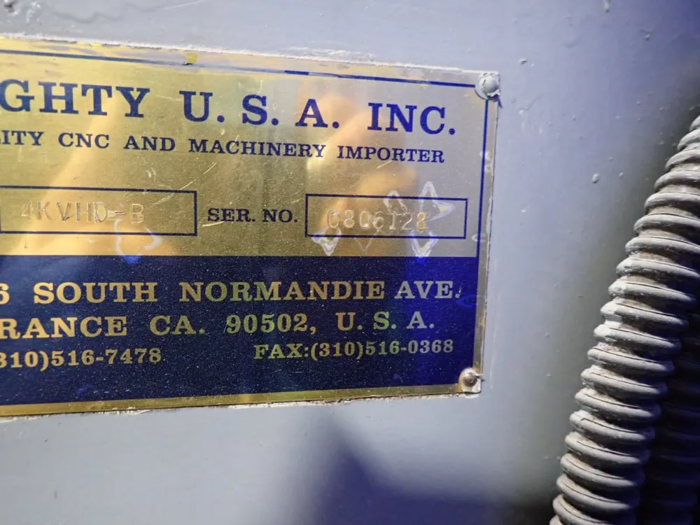 Mighty U.s.a. Inc 54" X 10" Vertical Mill - 4kvhd-b