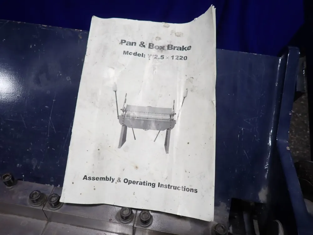 Bolton Tools 48" Pan & Box Brake Machine - Pb4812