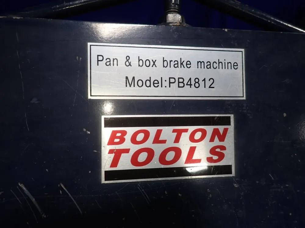 Bolton Tools 48" Pan & Box Brake Machine - Pb4812