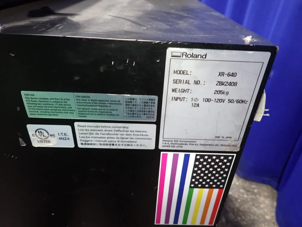 Roland 69" Printer / Cutter - Xr-640