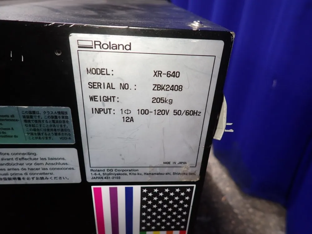 Roland 69" Printer / Cutter - Xr-640