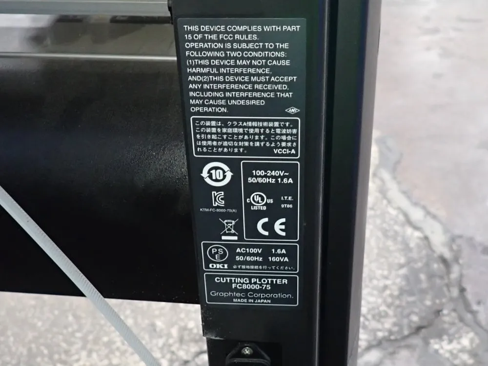 Graphtec Corporation 43 1/2" Cutting Plotter - Fc8000-75