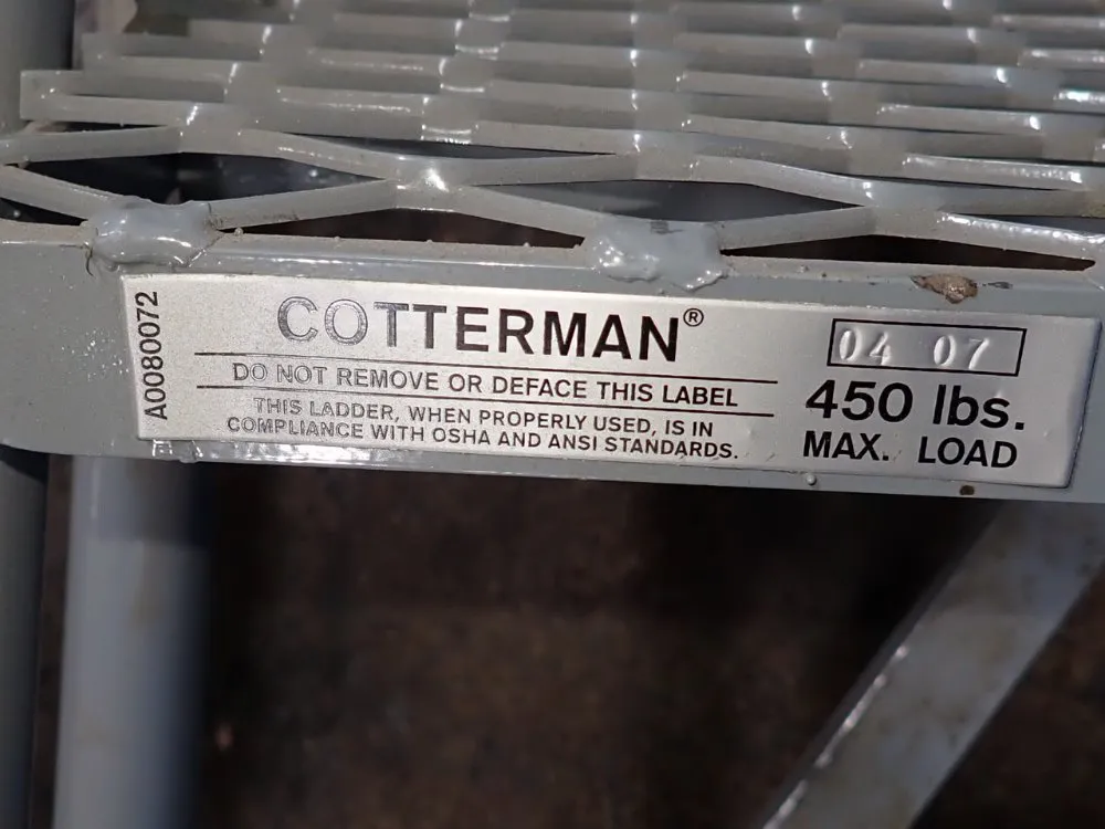 Cotterman 450 Lbs Ladder - 0407