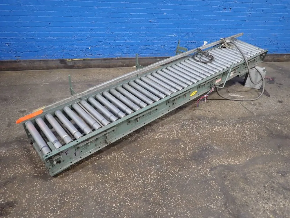 Hytrol 120" X 17" Power Roller Conveyor - 190-acc