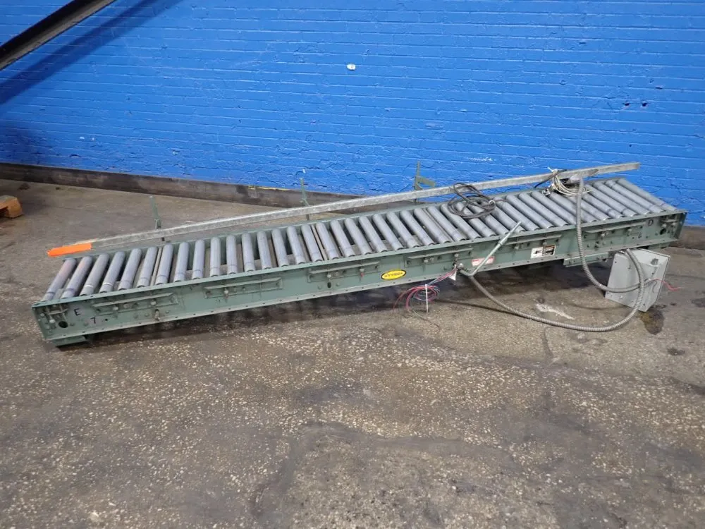 Hytrol 120" X 17" Power Roller Conveyor - 190-acc