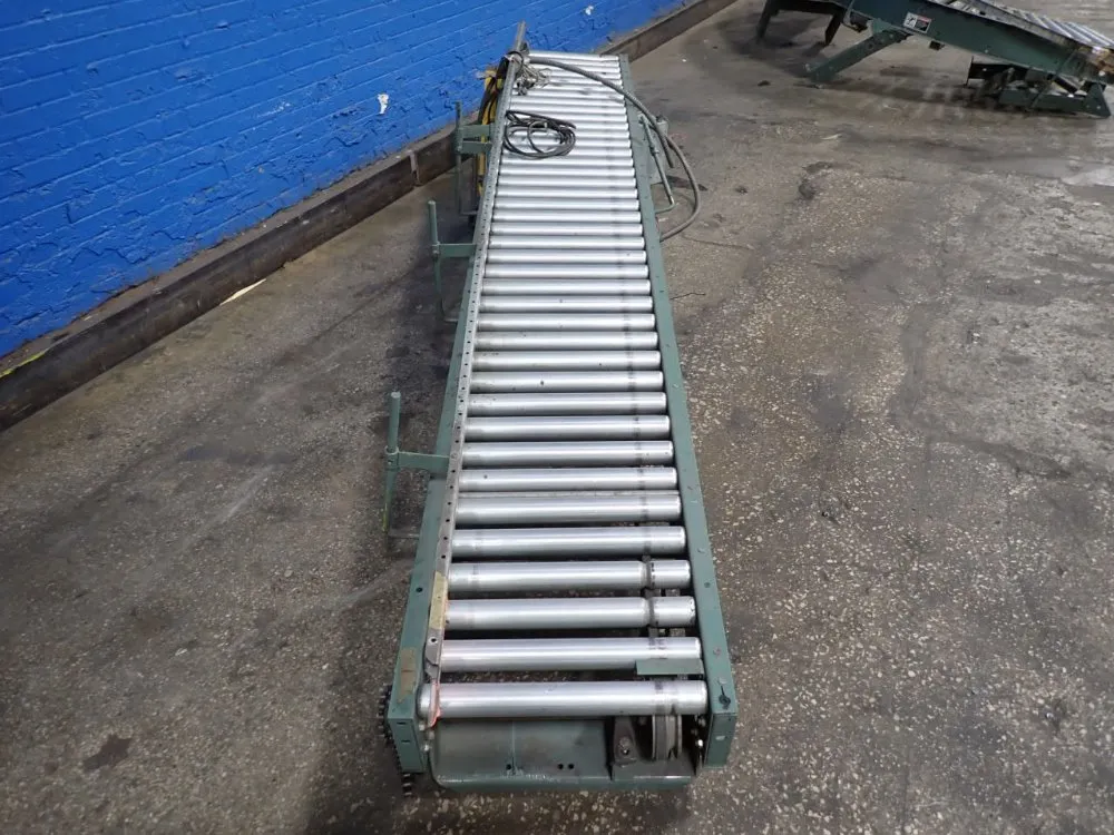 Hytrol 120" X 17" Power Roller Conveyor - 190-acc