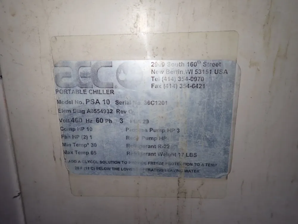 Aec 10 Hp Portable Chiller - Psa-10