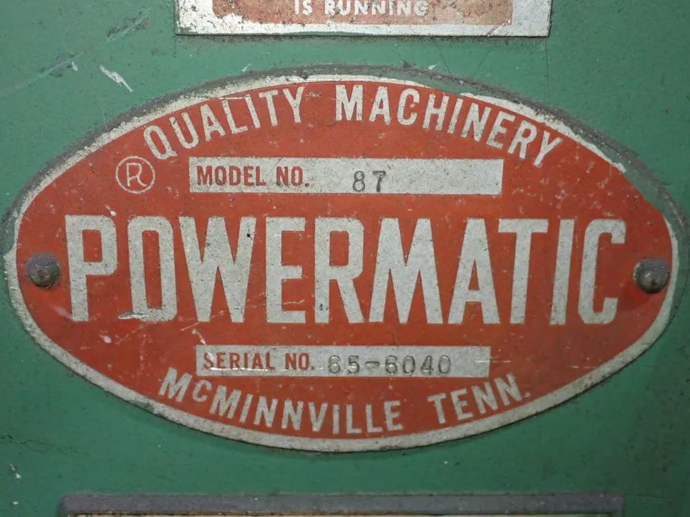 Powermatic 19 1/2" Vertical Band Saw - 87