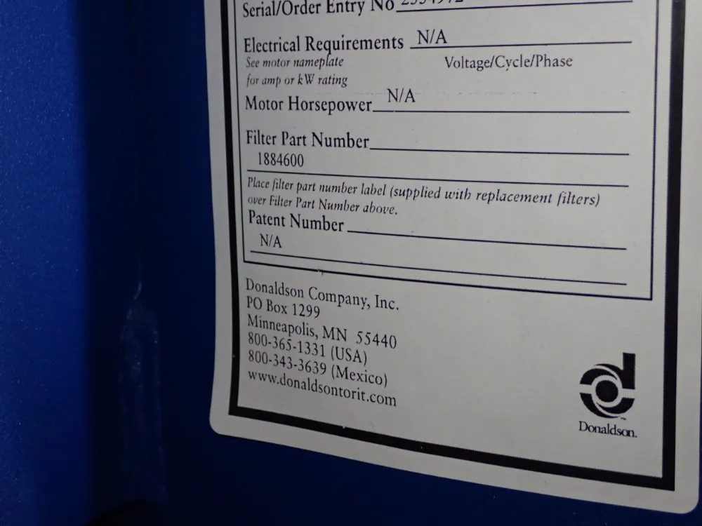 Torit Donaldson 5 Hp Dust Collector - Td-162