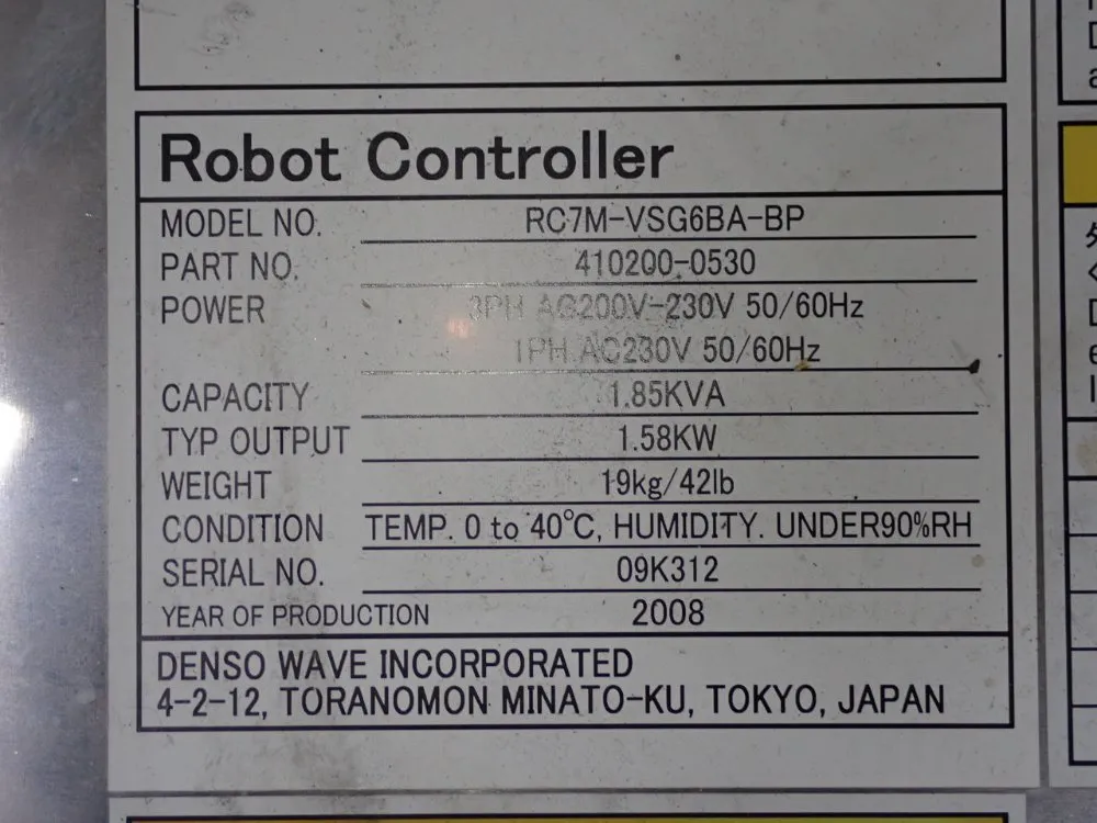 Denso Robot - Vs-6556gm