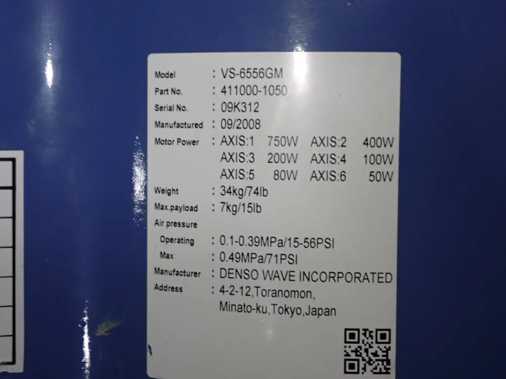 Denso Robot - Vs-6556gm