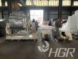 150 Gal Day Double Arm Mixer, S/s, 125#