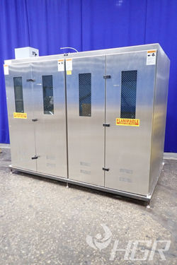 S/s Dual Solvent Tote Cabinet