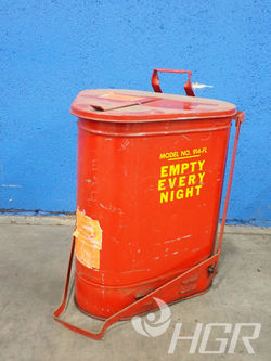 Combustible Waste Container