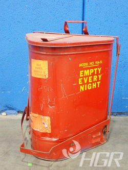 Combustible Waste Container