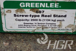 Used Greenlee Reel Stand