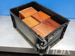 Empty Wooden Instrument Boxes