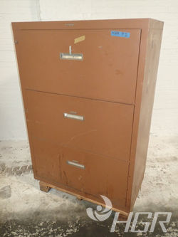 Walker Fireproof Lateral File Cabinet