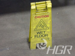 Small Caution Wet Floor Signs