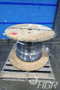 Some of our industrial cable spools - Shreveport Salvage