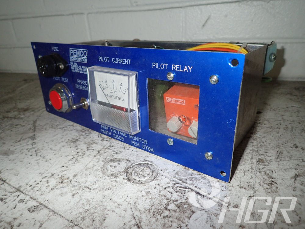 Used Pemco Ground Wire Monitor HGR Industrial Surplus
