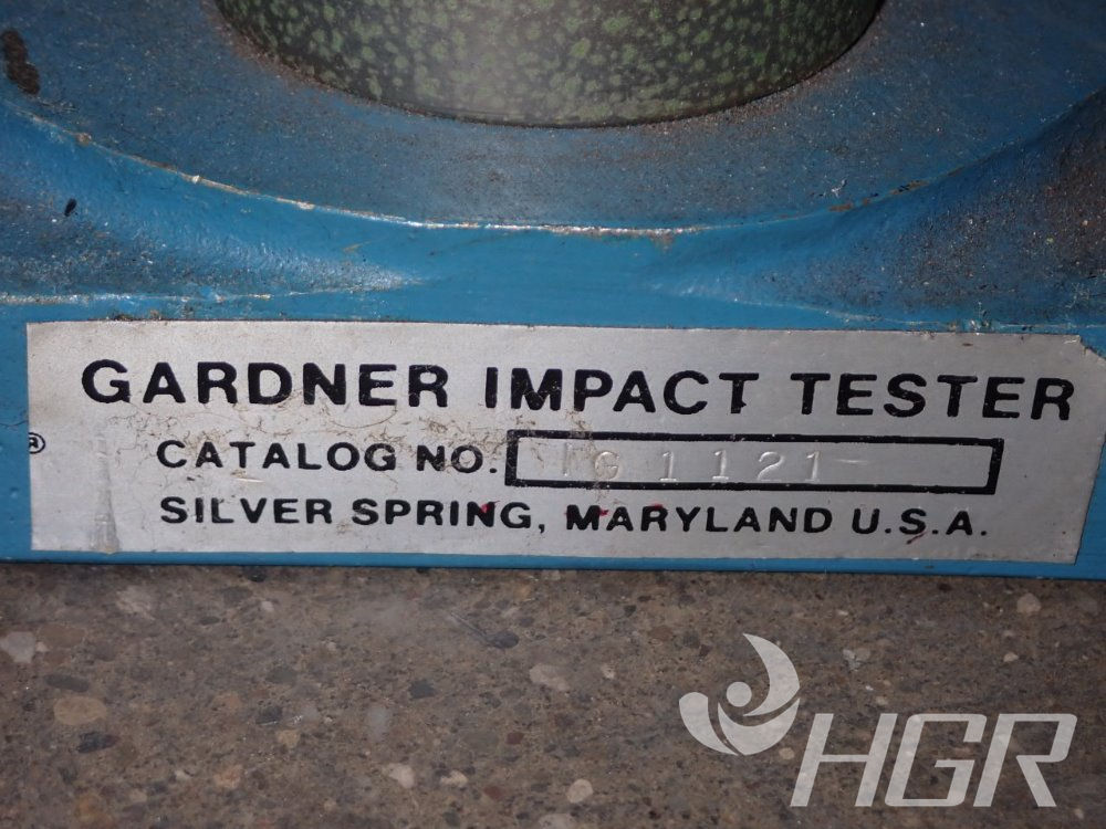 Used Gardner Impact Tester HGR Industrial Surplus