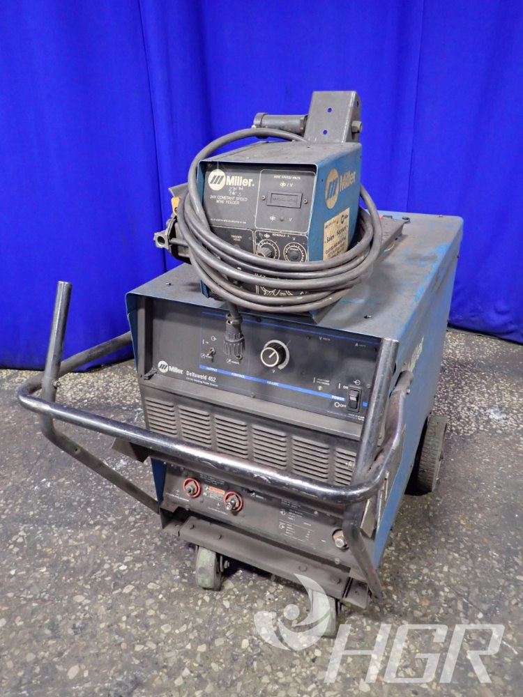 Used Miller Miller Deltaweld 452 Welder HGR Industrial Surplus