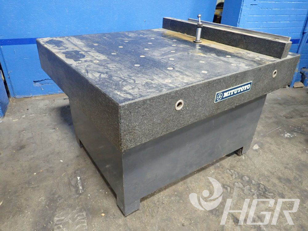 Used Mitutoyo Granite Surface Plate W/ Stand | HGR Industrial Surplus