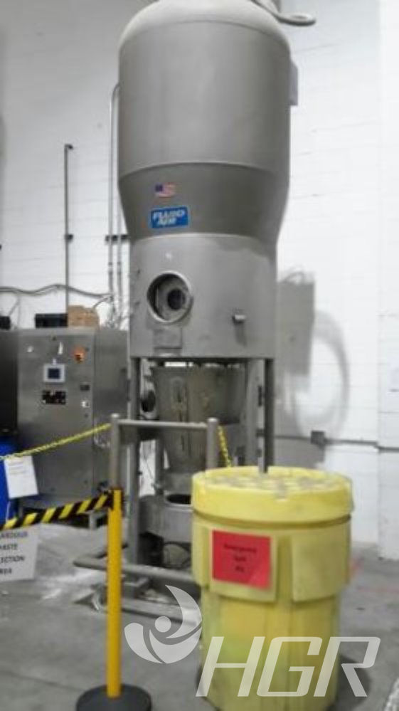 Used Fluid Air Fluidized Bed System HGR Industrial Surplus