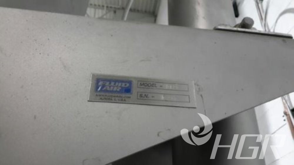 Used Fluid Air Fluidized Bed System HGR Industrial Surplus