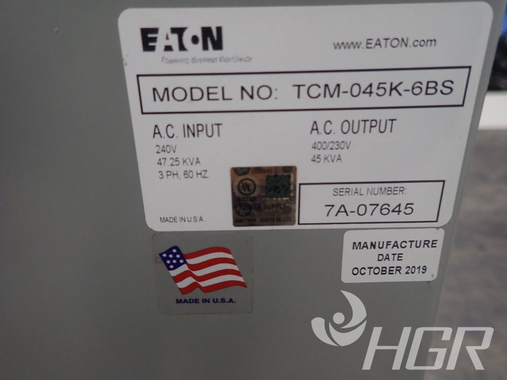 Used Eaton Power Conditioner HGR Industrial Surplus