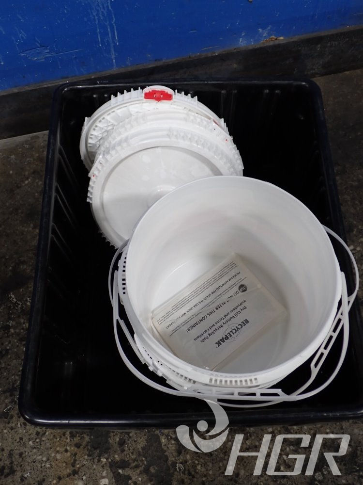 Used Plastic Buckets HGR Industrial Surplus