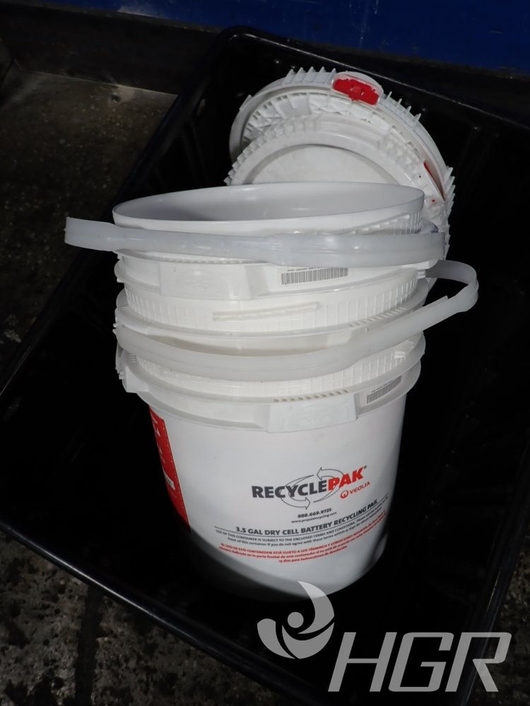 Used Plastic Buckets HGR Industrial Surplus