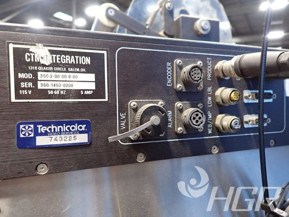 Used Ctm Integration Label Applicator HGR Industrial Surplus