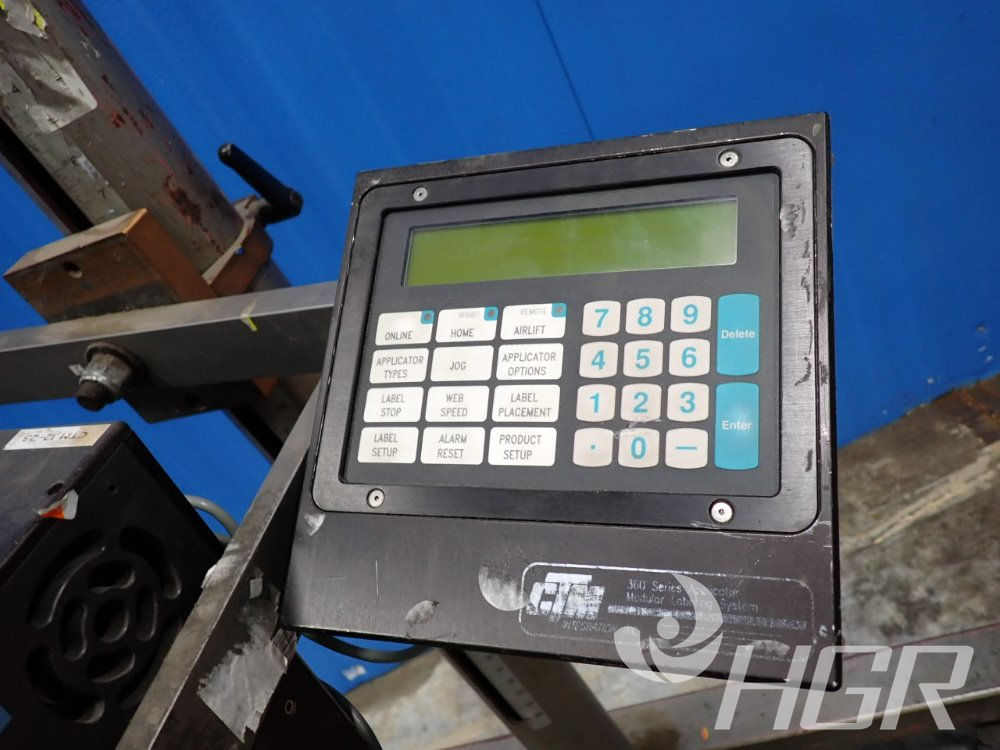 Used Ctm Integration Label Applicator HGR Industrial Surplus
