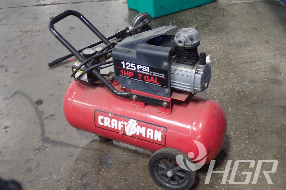 Lot #86: Craftsman 1/2HP Air Compressor Paint Sprayer - WireBids