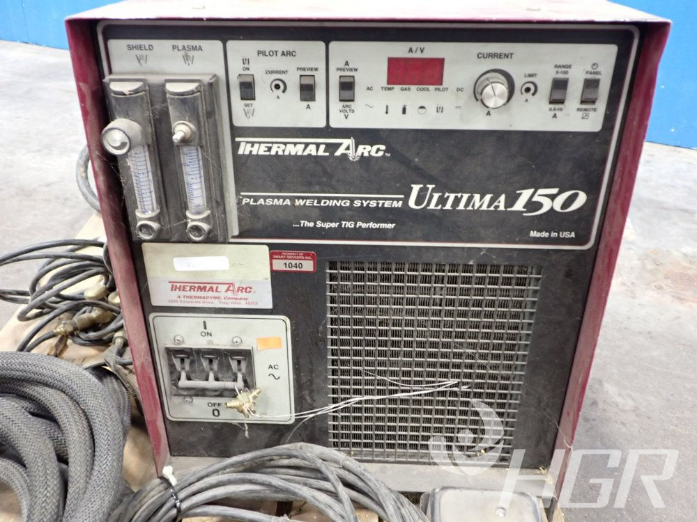 Used Thermal Arc Plasma Welder With Wire Feeder HGR Industrial Surplus