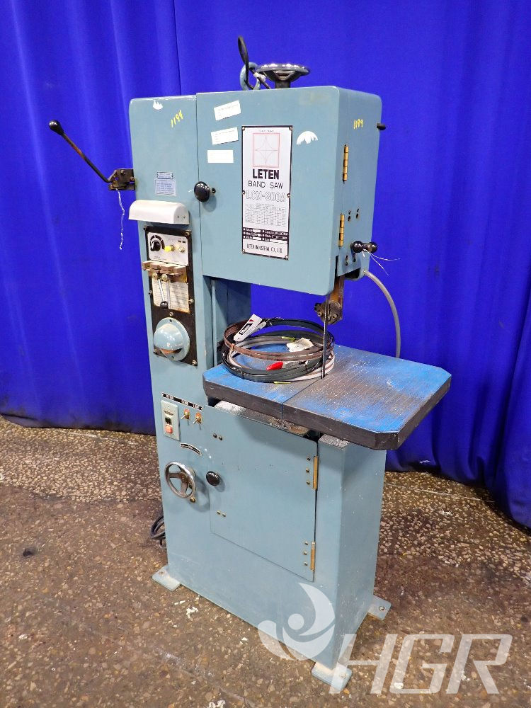 Used Leten Vertical Band Saw | HGR Industrial Surplus