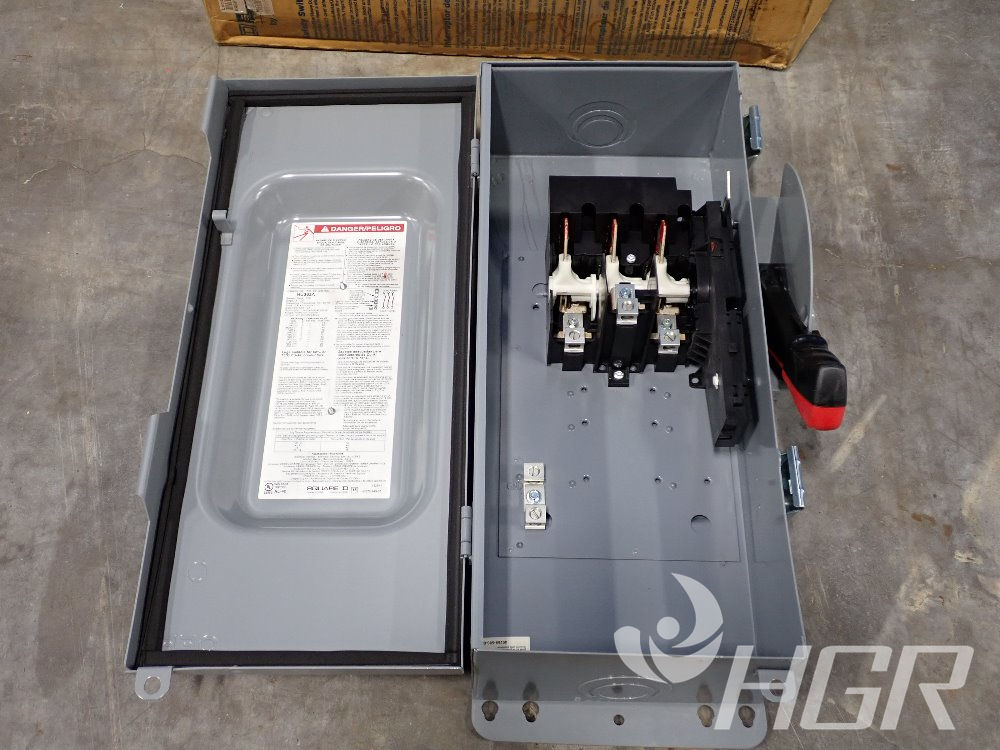 Used Square D Heavy Duty Safety Switch Box HGR Industrial Surplus