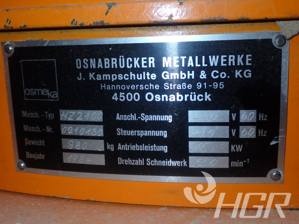 Used Osmeka/osnabrucker Metalwerke Osmeka/osnabrucker Metalwerke