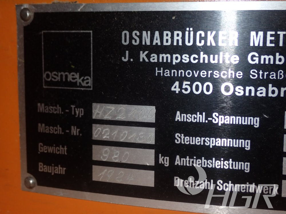 Used Osmeka/osnabrucker Metalwerke Osmeka/osnabrucker Metalwerke