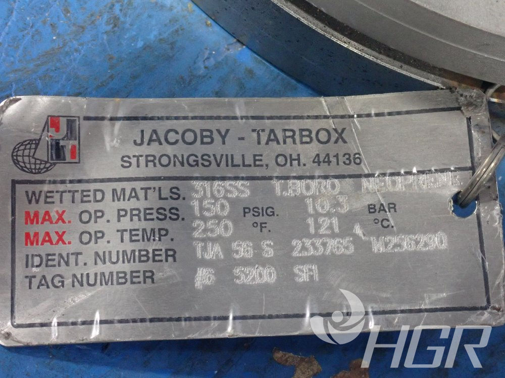 Used Jacobytarbox Sight Glass HGR Industrial Surplus