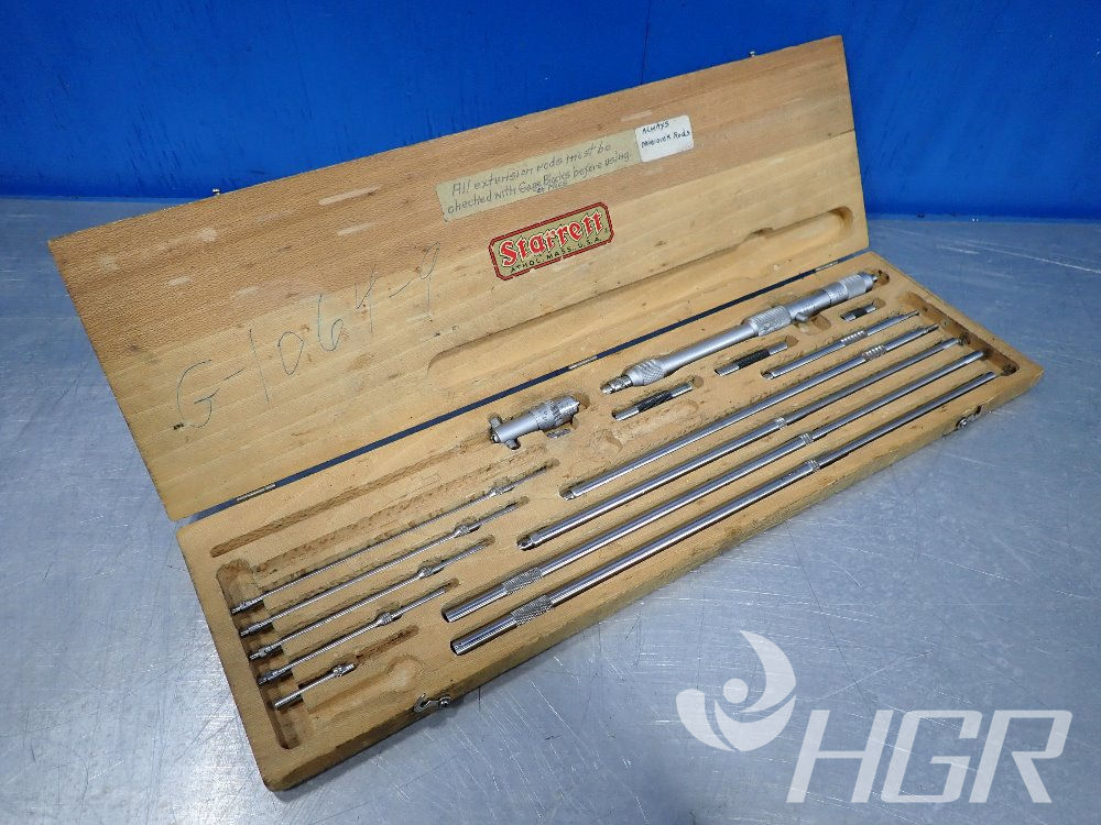Used Starrett Inside Micrometer Set HGR Industrial Surplus
