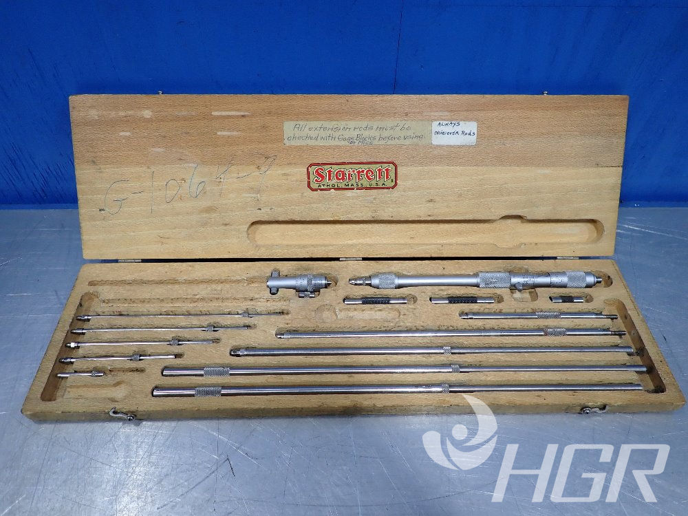 Used Starrett Inside Micrometer Set HGR Industrial Surplus
