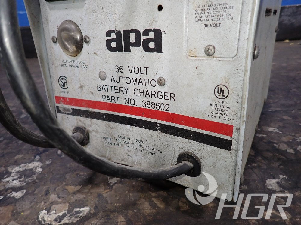 Used Apa Battery Charger | HGR Industrial Surplus